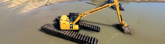 VMI Dredges Amphibious Excavator the Swamp Hoe